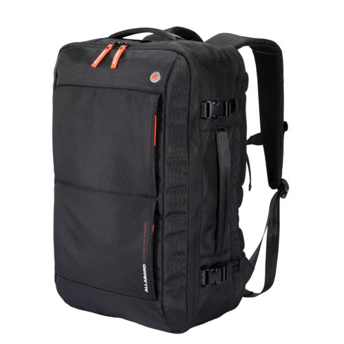 ALLABARD Mochila a Vácuo Expansível – 50L a 60L Para Notebook de viagem – Com Saco a Vácuo e Bomba – Preto